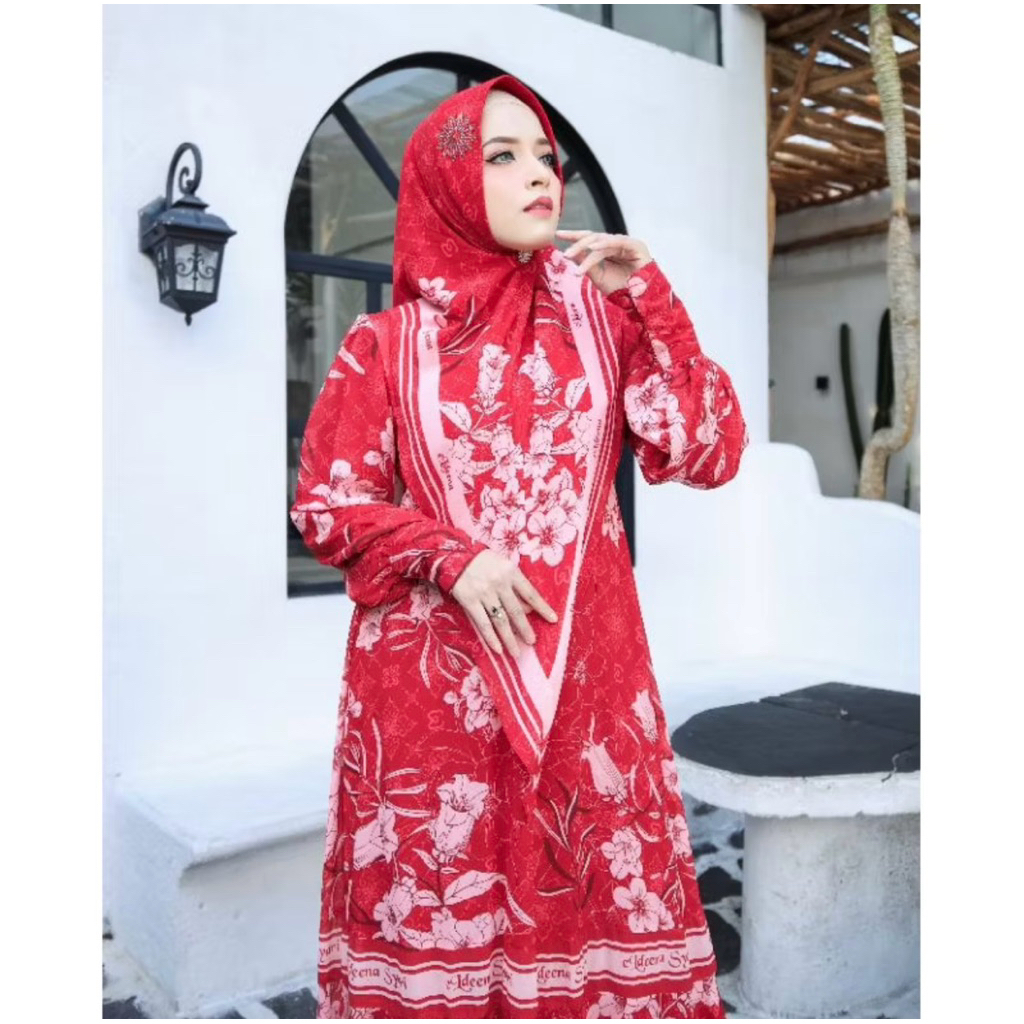 [EL DEENA SYAR’I ] GAMIS SYARI/DRESS SET ORIGINAL "Eldeena" BY Eldeena syar’i