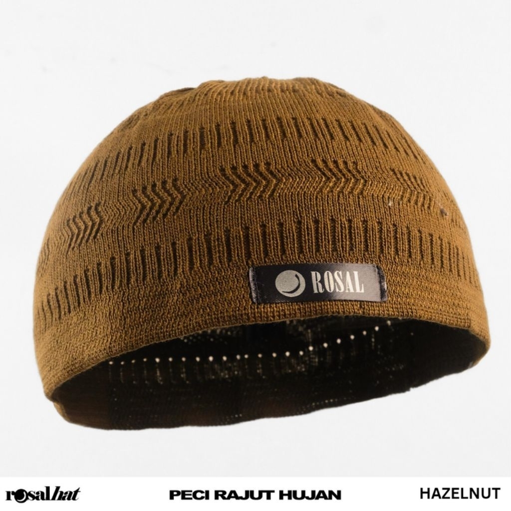 Peci Rajut Hujan Rosal | Peci Pria Keren Untuk Harian