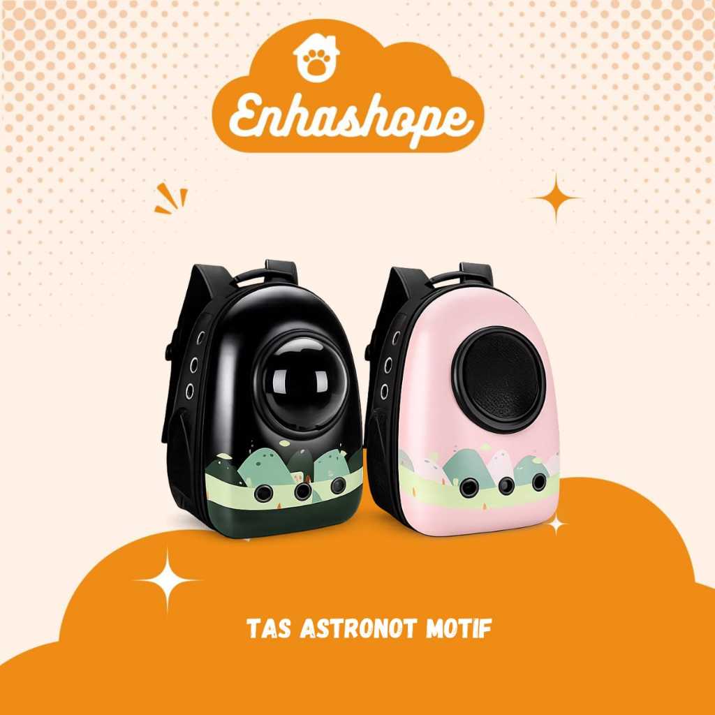 Tas Astronot Motif - Tas Travel Untuk Kucing