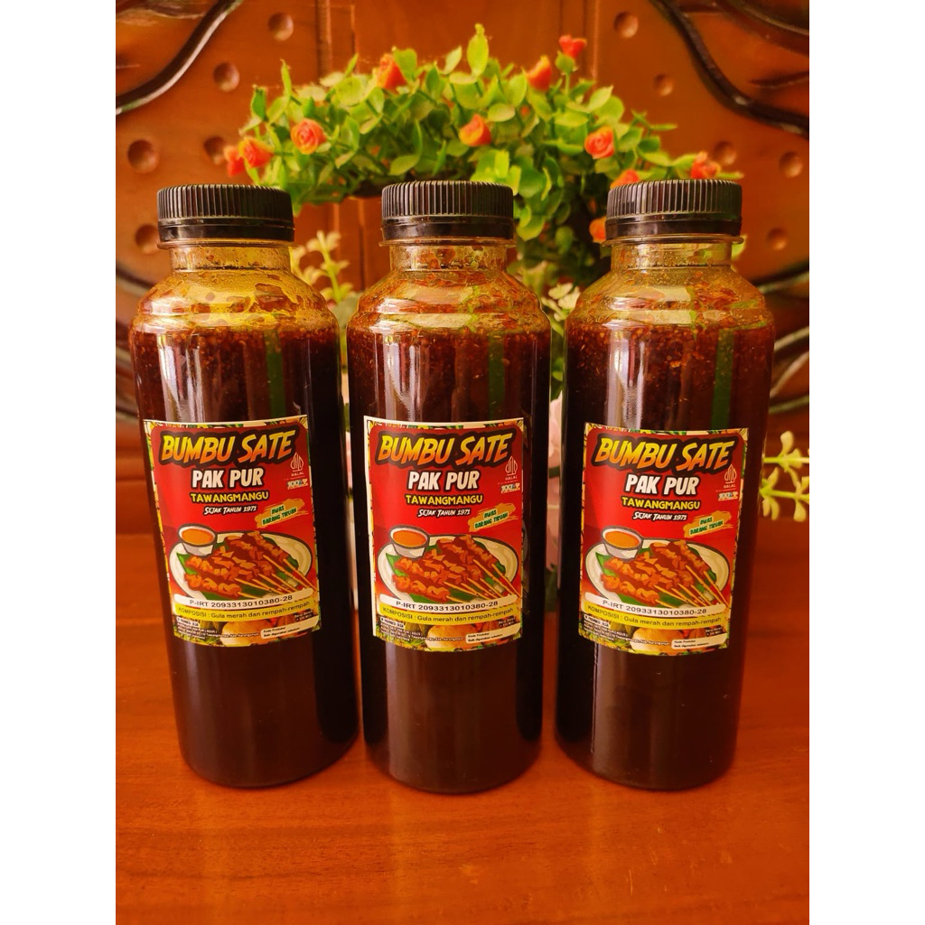 Bumbu sate Pak Pur Tawangmangu
