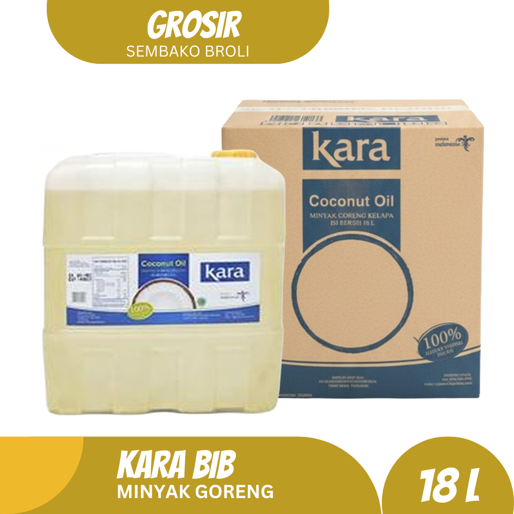 KARA Minyak Goreng Kelapa BIB 18 Liter - 100% Pure Coconut Oil untuk Masakan Anda