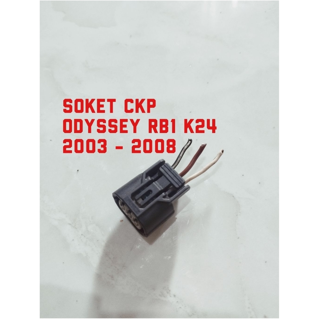 SOKET SENSOR CKP HONDA ODYSSEY RB1 K24 2003 - 2008 ORI