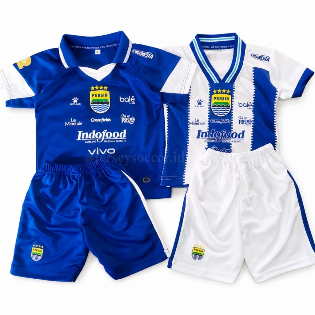 Jersey Persib Anak 2025/2026 Grade Ori Baju Bola Anak Setelan Jersey Bola Anak