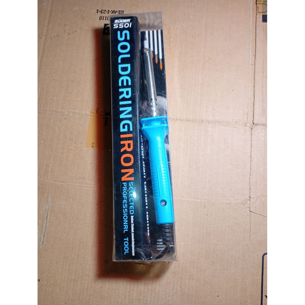 SOLDER LISTRIK 60 WATT ORI DENGAN UJUNG BATANG SOLDER KRISTAL SE - 9160