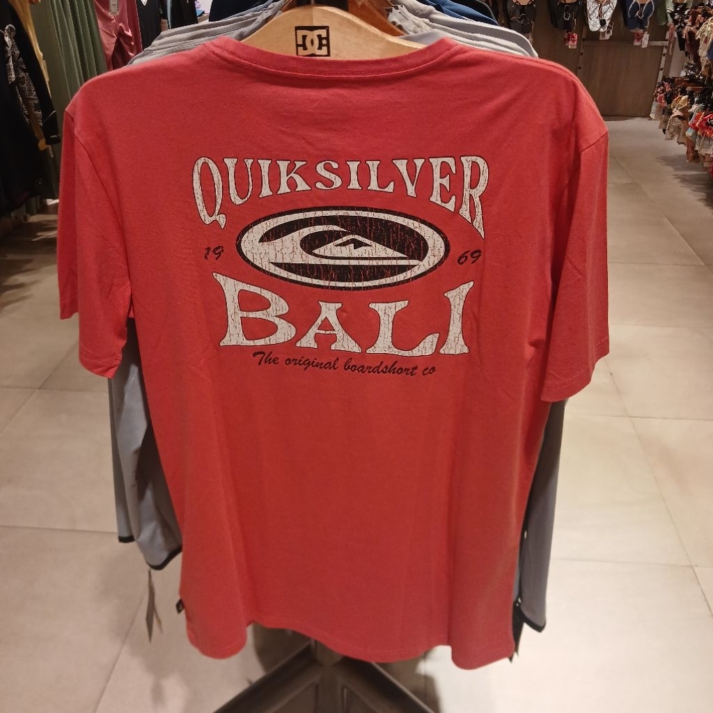 Kaos Quiksilver Bali Lock Up Oren