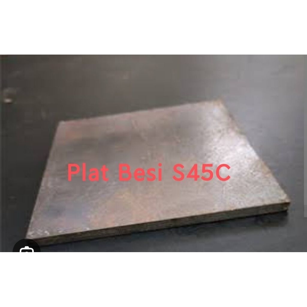 Plat Besi S45C Tebel.25mm X 40mm x 160.m