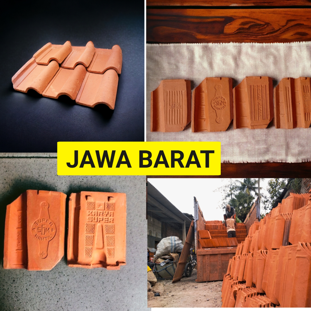Genteng Pres - Jual Genteng Di Jawa Barat - Genteng Atap rumah tanah liat