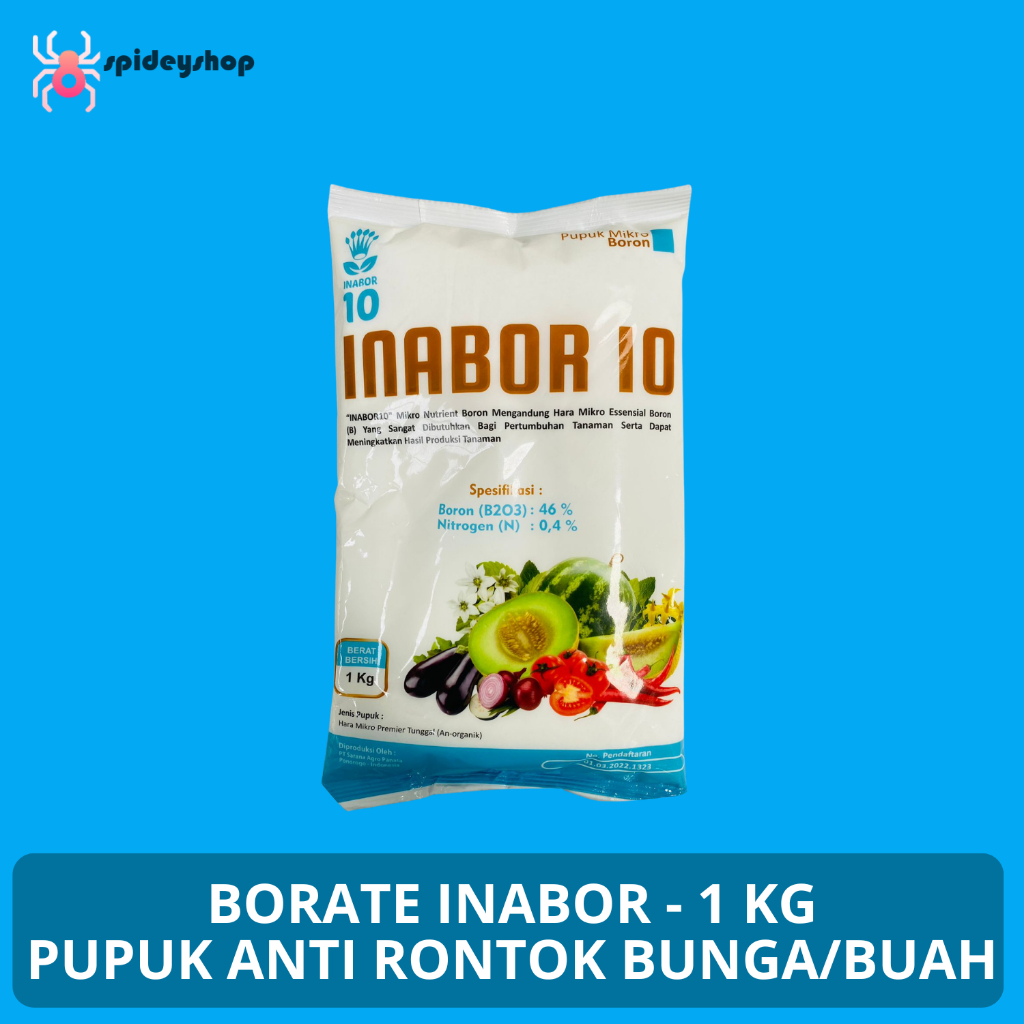 Borate Inabor 1 Kg Borate Mahkota 1 Kg Pupuk Borat Borate