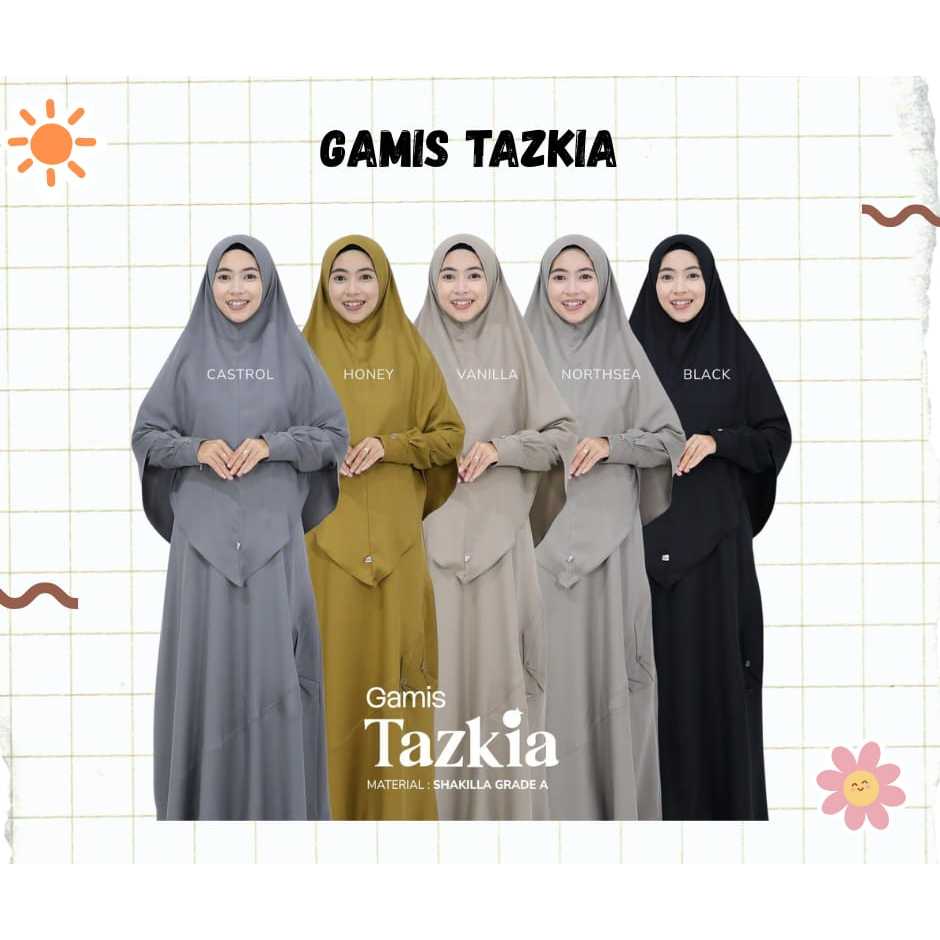 Gamis Tazkia ORIGINAL HIJAB HAYURI - GAMIS SYAR'I HIJAB HAYURI