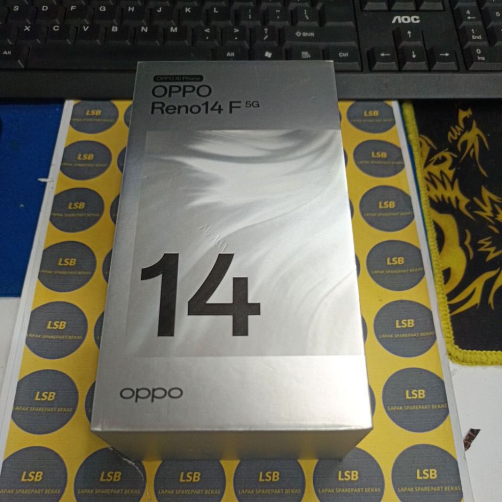 DUS BOX/KOTAK HANDPHONE OPPO RENO 14F 5G ORIGINAL BEKAS