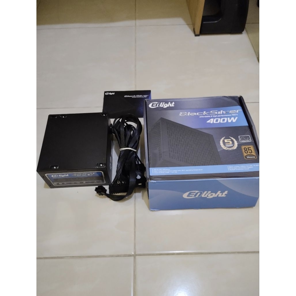 PSU Enlight Black Silver 400 Watt