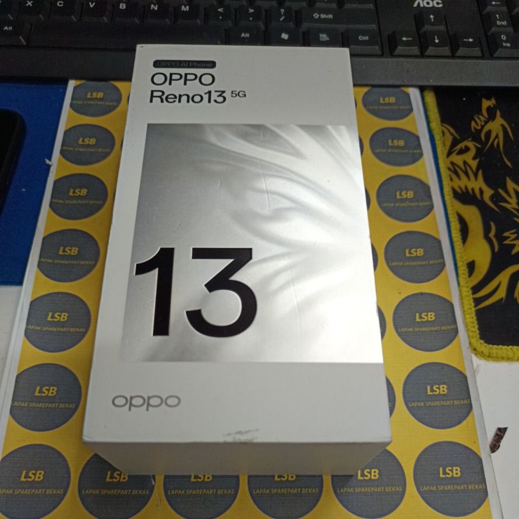 DUS BOX/KOTAK HANDPHONE OPPO RENO 13 5G ORIGINAL BEKAS