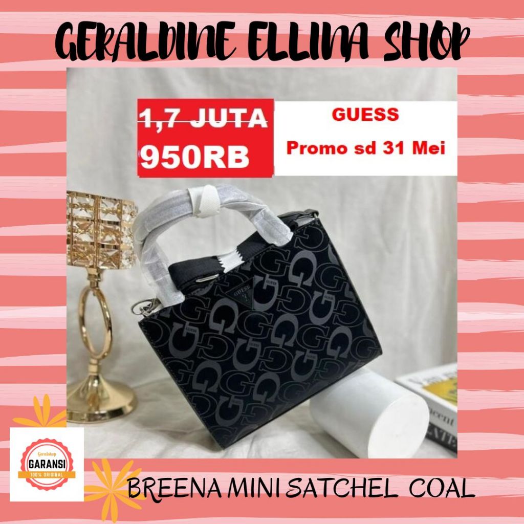 Tas Guess wanita shoulder bag ORIGINAL 100% sale BREENA MINI