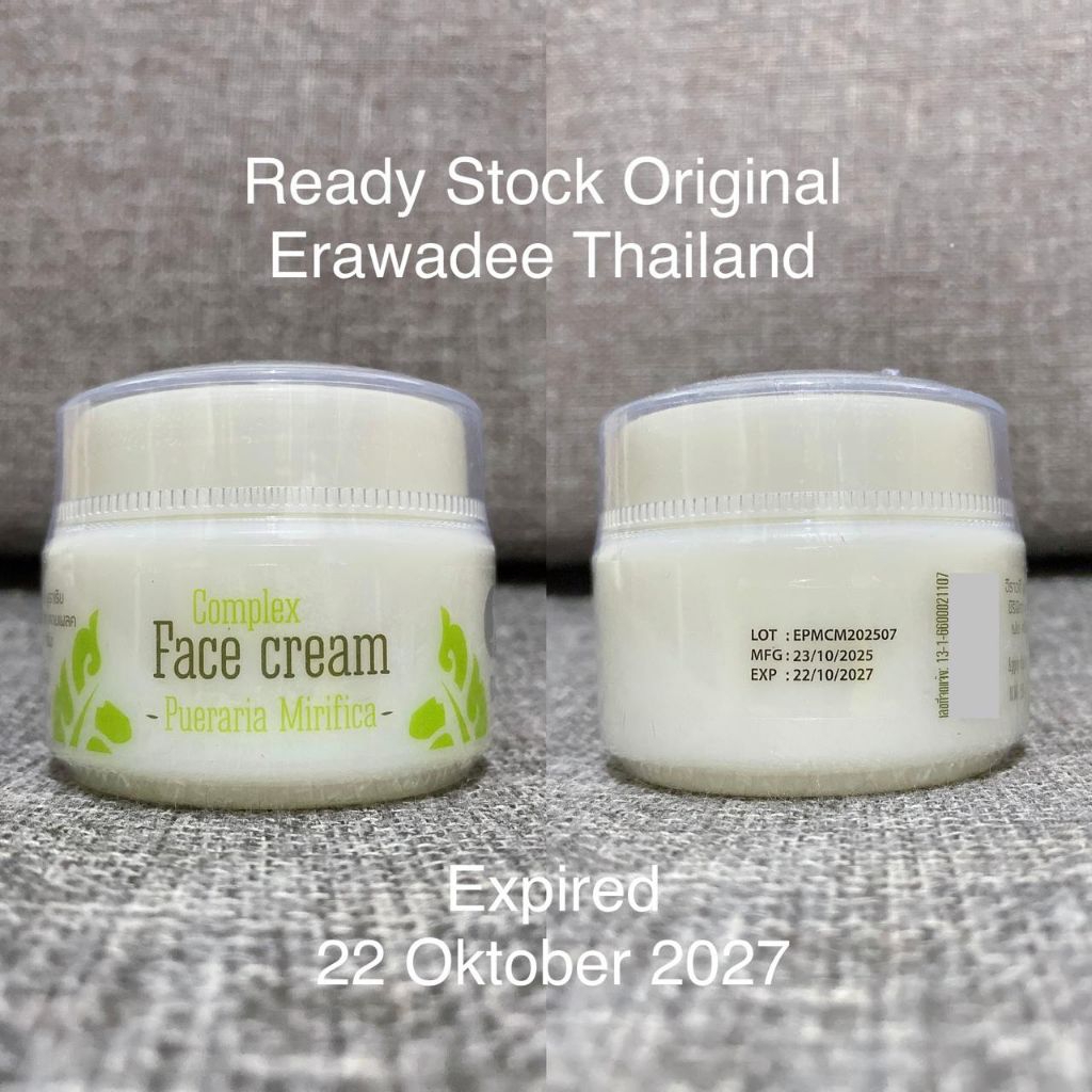 Erawadee Pueraria Mirifica Comflex Face Cream Original Thailand