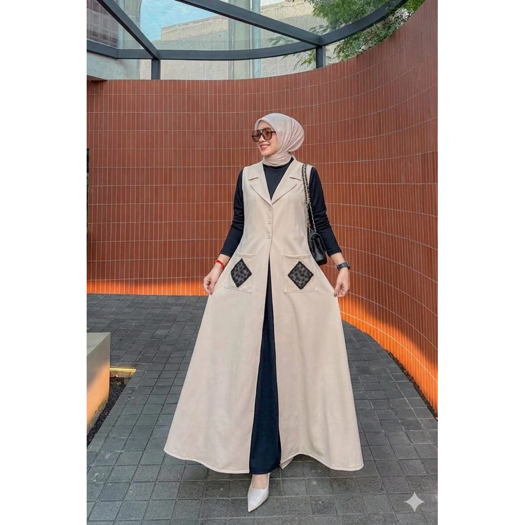 Dres Iner Keysha Satu Set  Rajut Import Premium muat dr Bb 40-85 Ld 110