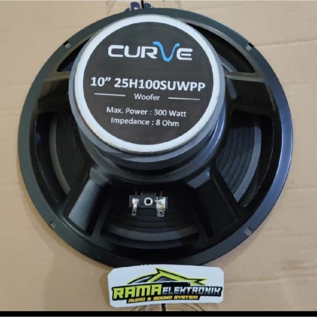 Spiker Curve 10 Inch 25H100SUWPP Wofer 10 Inch Cur Ve 10 Inch