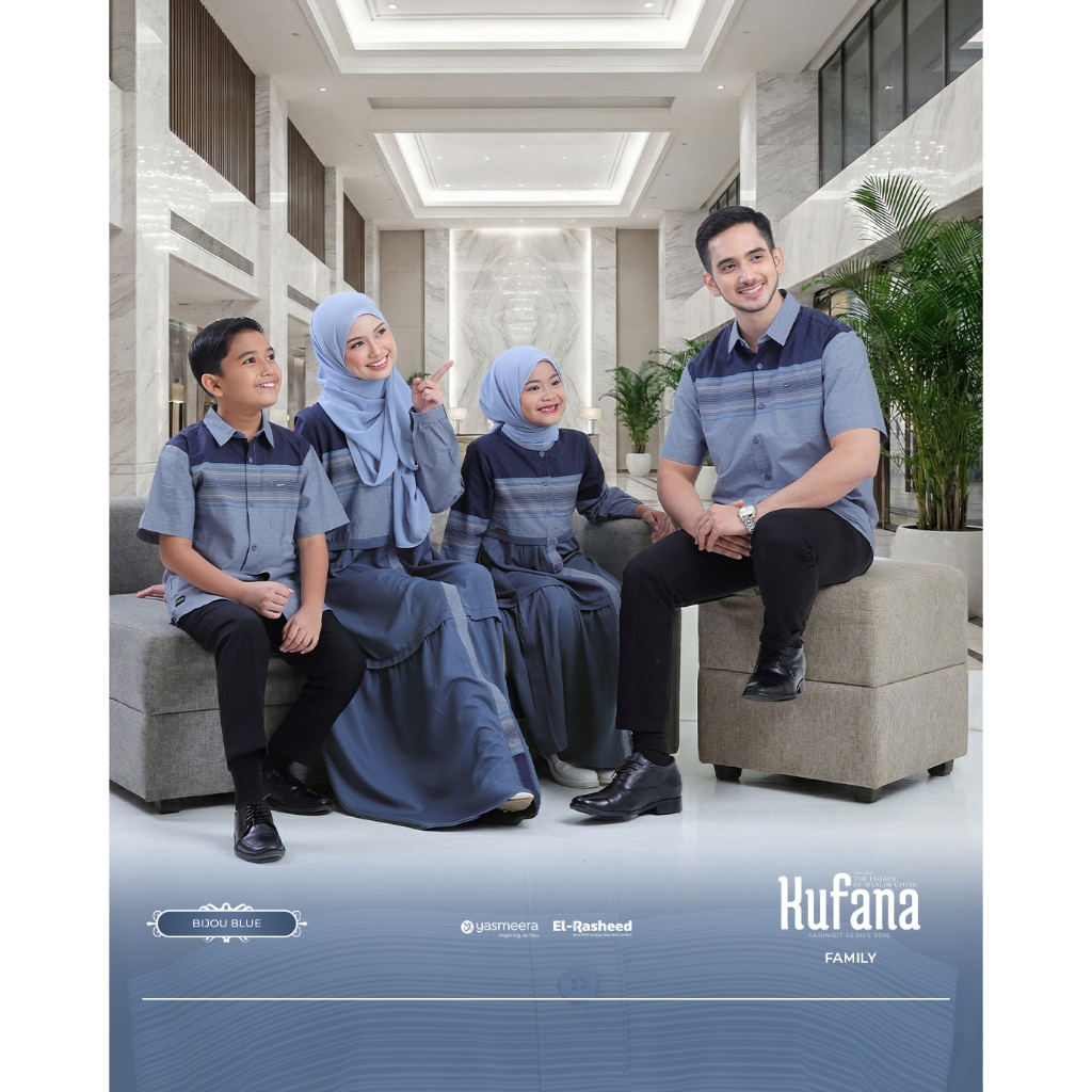 SARIMBIT KUFANA SERIES BIJOU BLUE YASMEERA/ SARIMBIT YASMEERA TERBARU