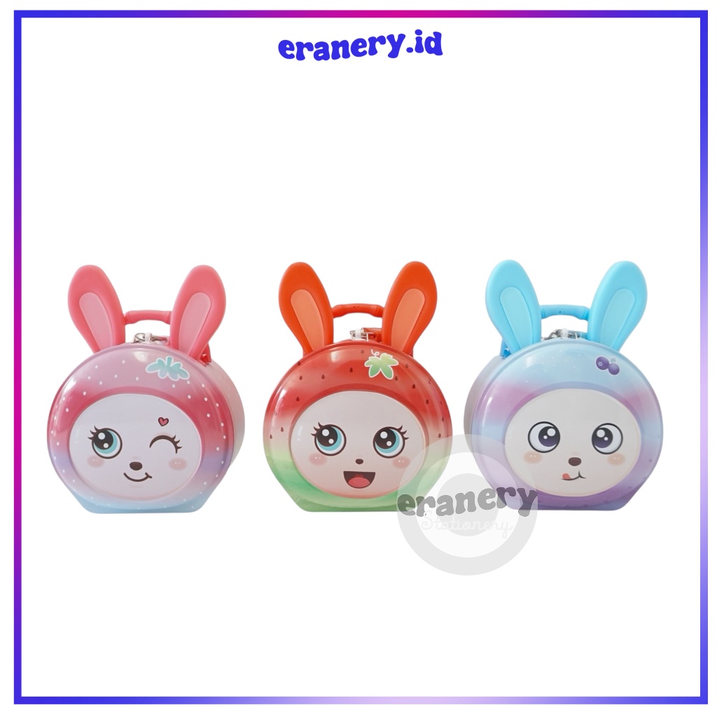 CELENGAN ANAK LITTLE FRUIT BUNNY / CELENGAN TABUNGAN ANAK-ANAK LUCU