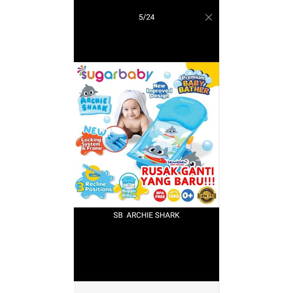 kursi mandi bayi, sugar baby