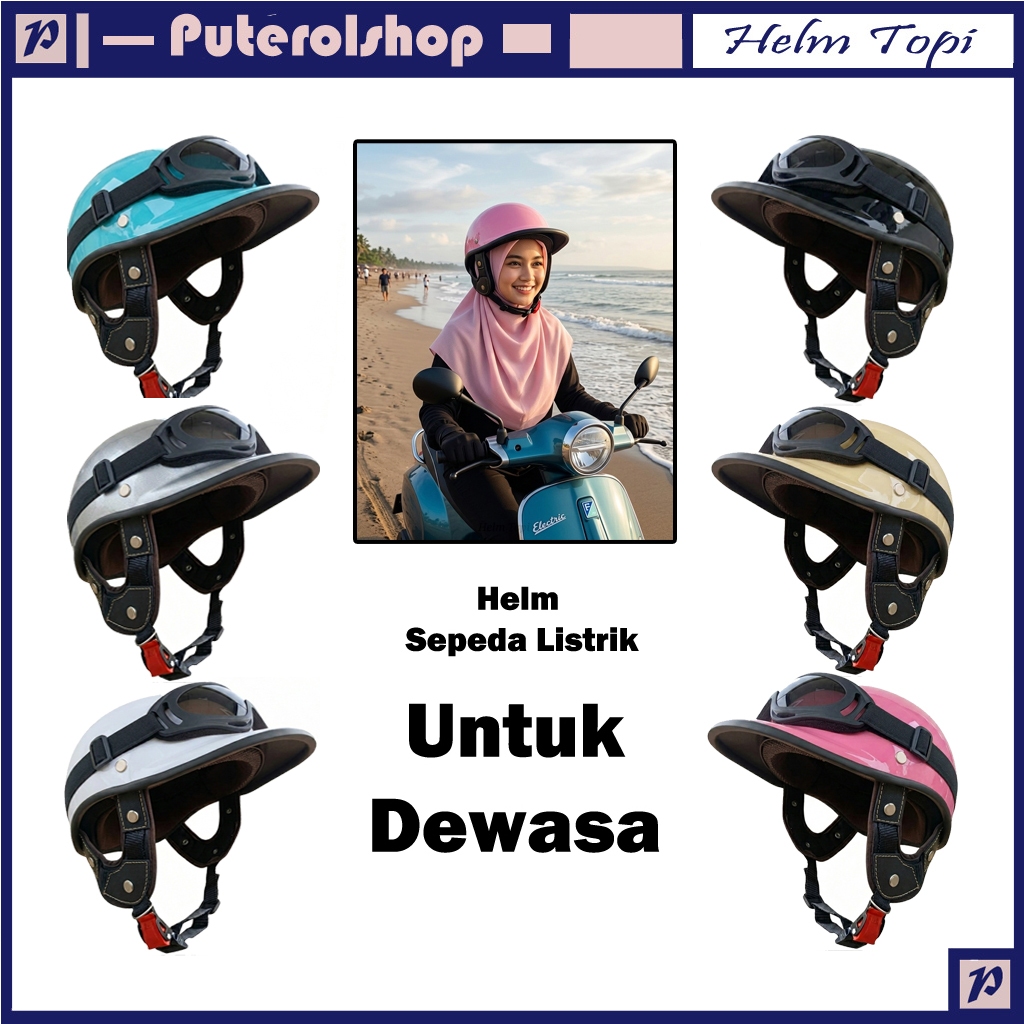 MO5 Helm Sepeda Listrik Terbaru Untuk Cowok - Cewek Dewasa