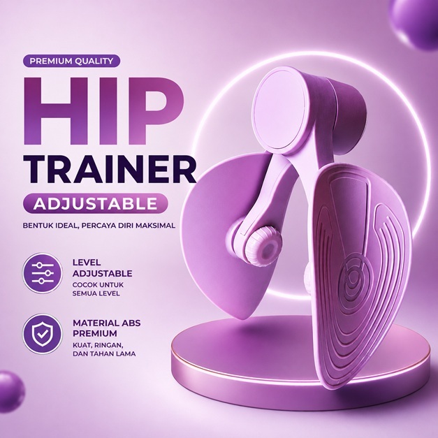 Alat Latihan Otot Paha Hip Trainer Kegel / Pelvic Muscle Hip Trainer Adjustable