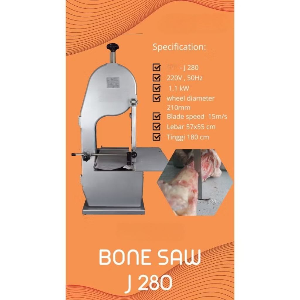 mesin bone saw 130 mesin potong tulang 280