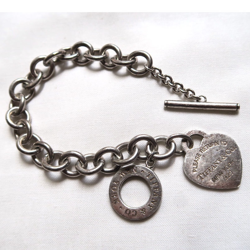 Tiffany & CO-Aksesoris heart sterling silver bracelet branded original authentic guarante