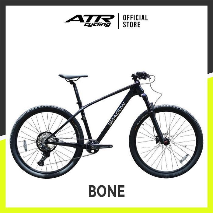 Sepeda Gunung MTB Carbon SHADOW BONE 27.5" 12 SP - Black