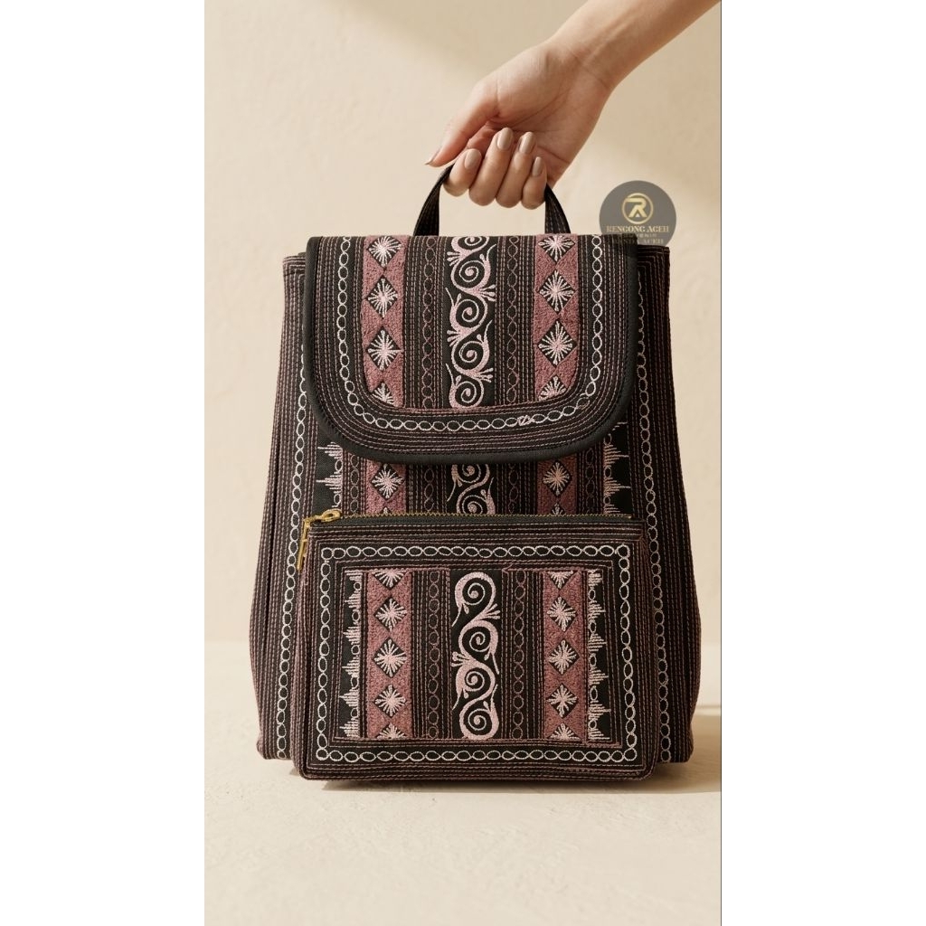 Tas Ransel ABG Motif Aceh Premium High Quality RAS1299