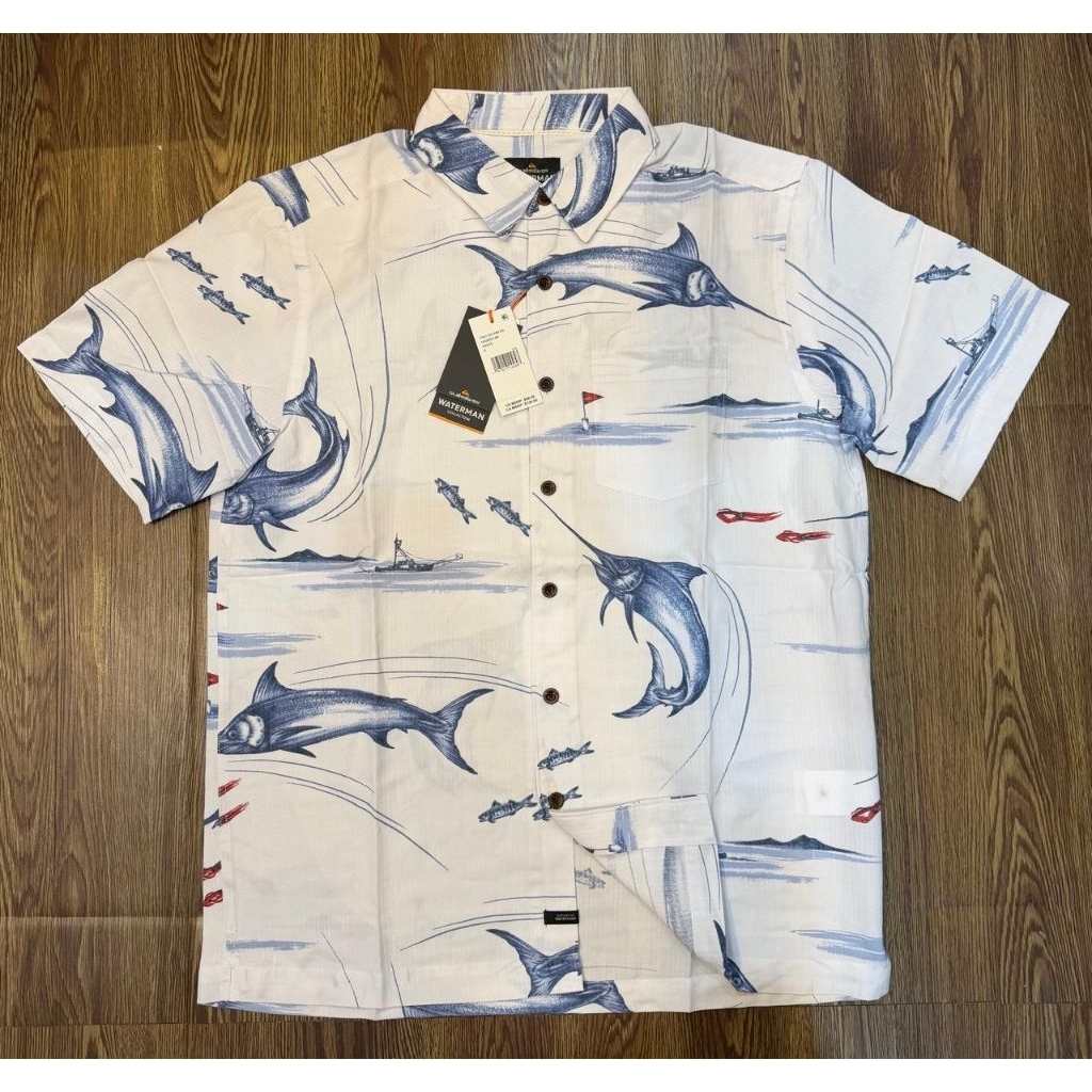 kemeja Quiksilver waterman collection original