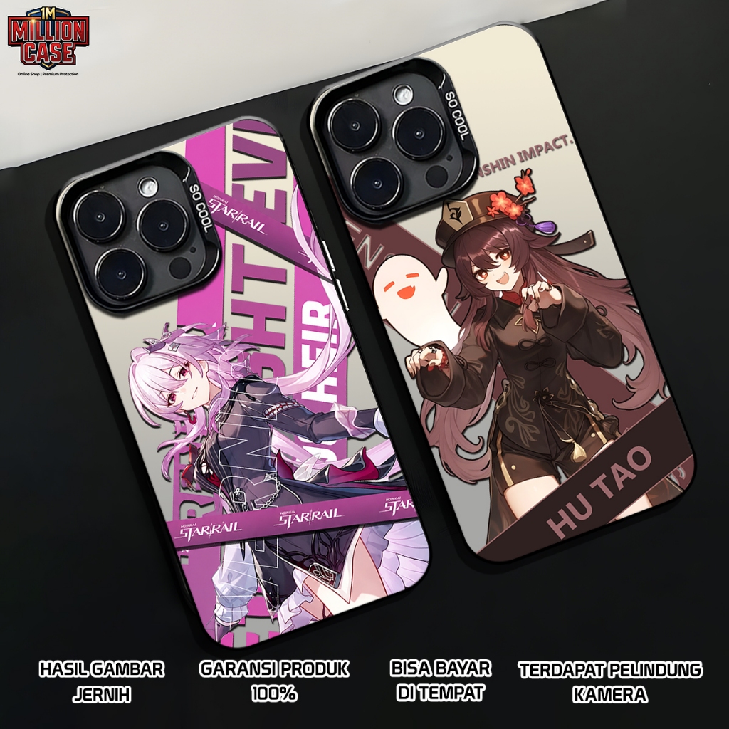 SOFTCASE SOCOOL HOLOGRAM Motif GENSHIN IMPACT Untuk XIAOMI 10T 10T PRO 11 LITE 11T 12 12T 13T 14T Se