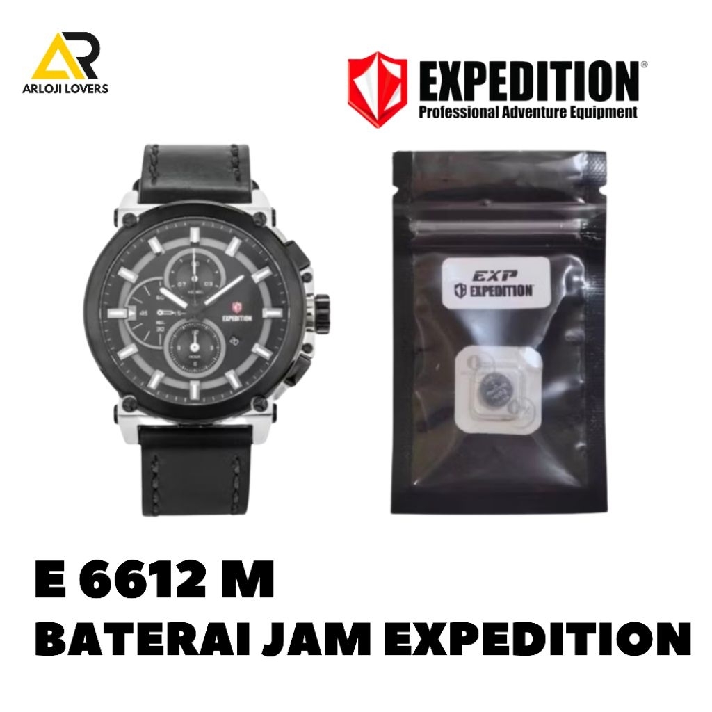 Baterai Jam Expedition Type E 6612 M Original