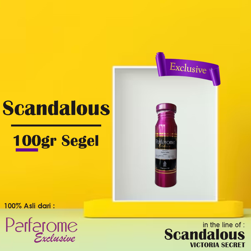 SCANDALOUS by Parfarome Exclusive - 100gr Segel