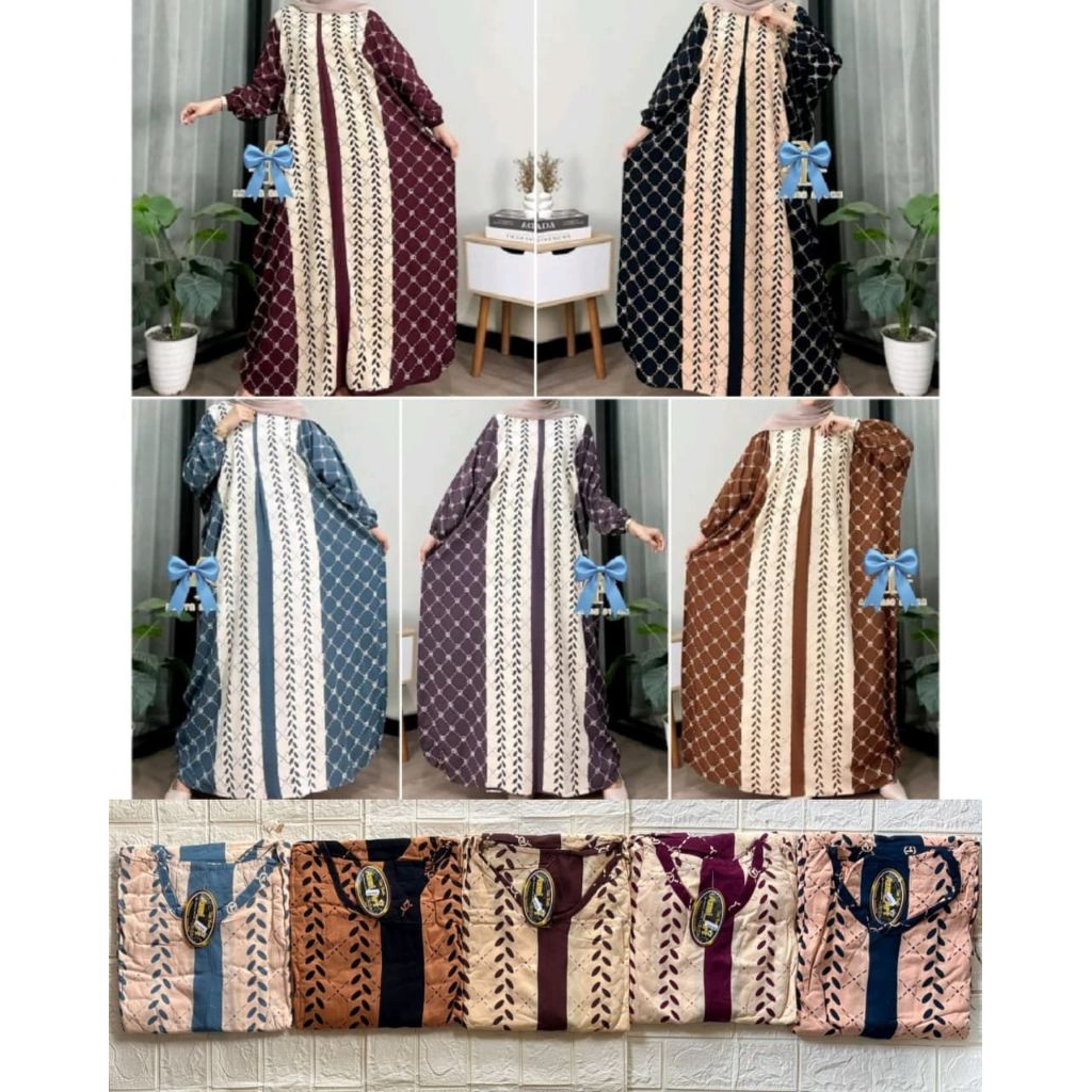 Gamis Kaftan Rayon Santung