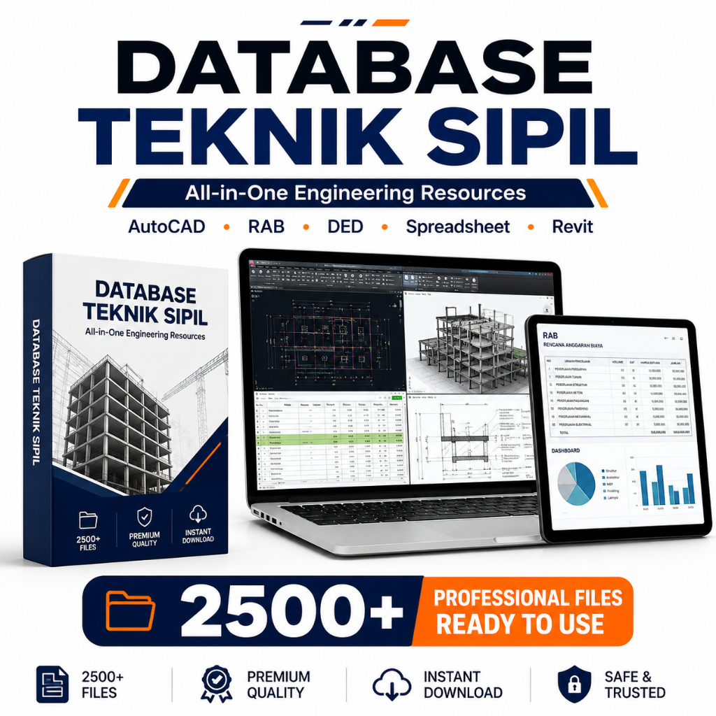DATABASE TEKNIK SIPIL PREMIUM - Paket Bundle All in One