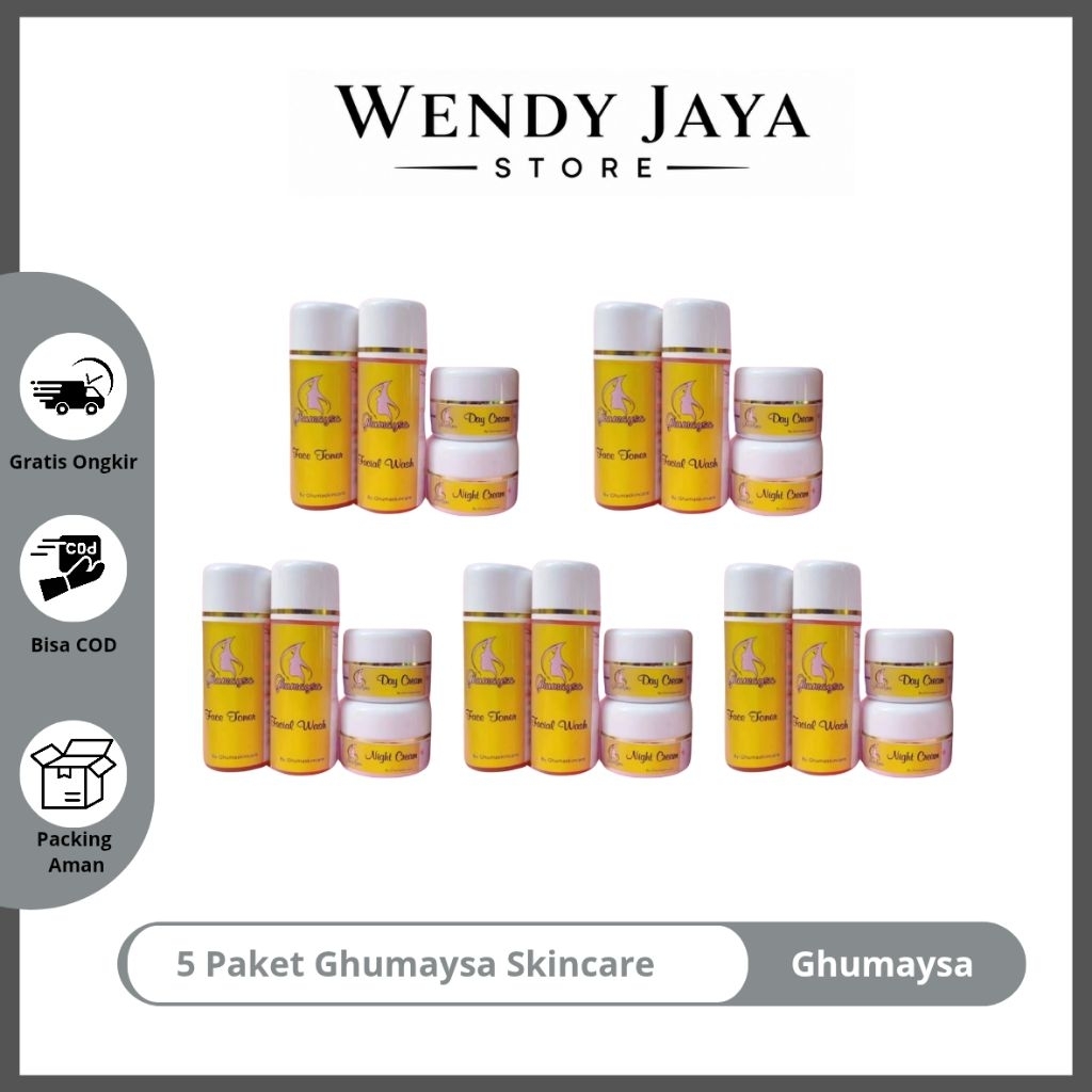 GHUMAYSA 5 Paket Skincare