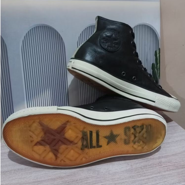 Converse John Varvatos Leather Black Size 42 Second Condition
