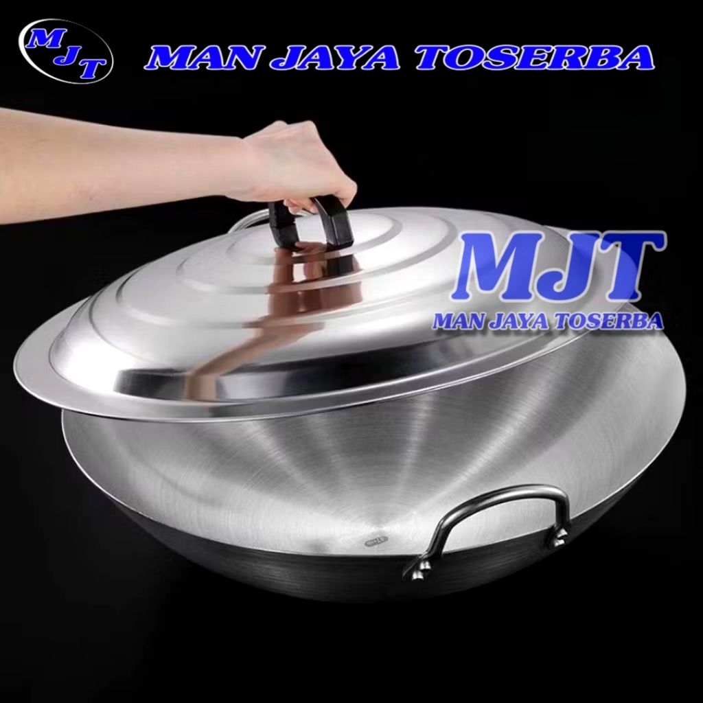 Tutup Wajan Besar Tutup Kuali Jumbo 70cm dan 80cm Tutup Kuali Stainles Steel  MBG