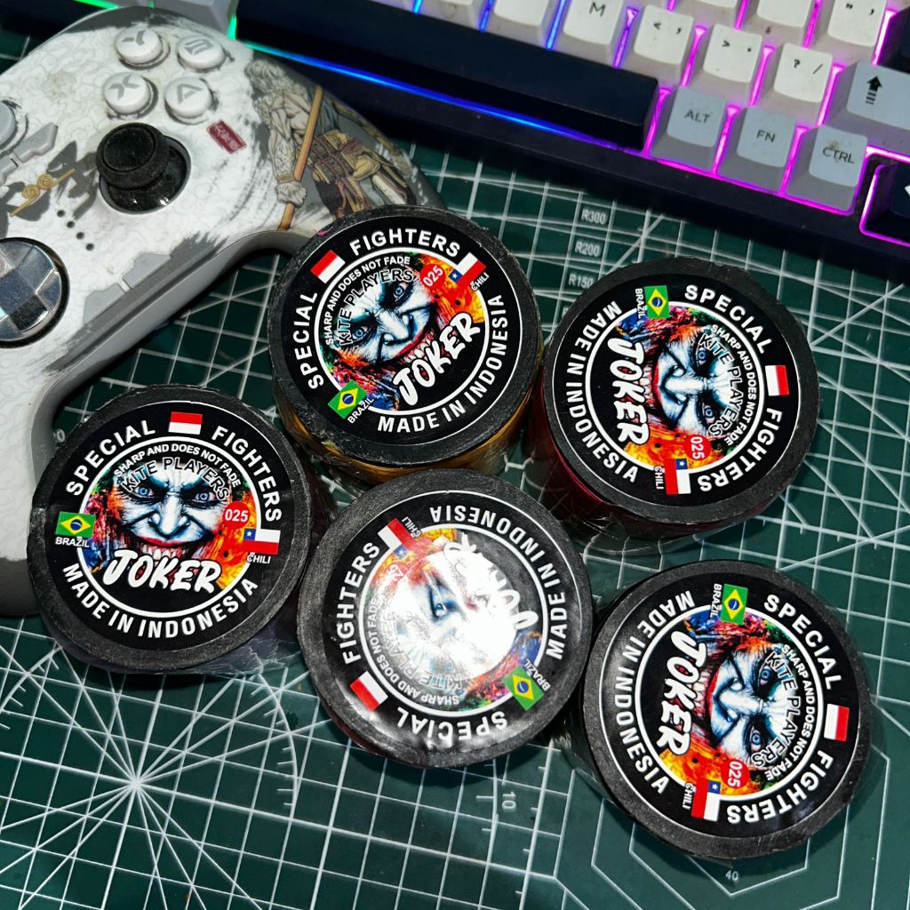 [PROMO TERMURAH] Benang Joker Gelasan Warna Random 6 PCS  Benang Joker Gelasan