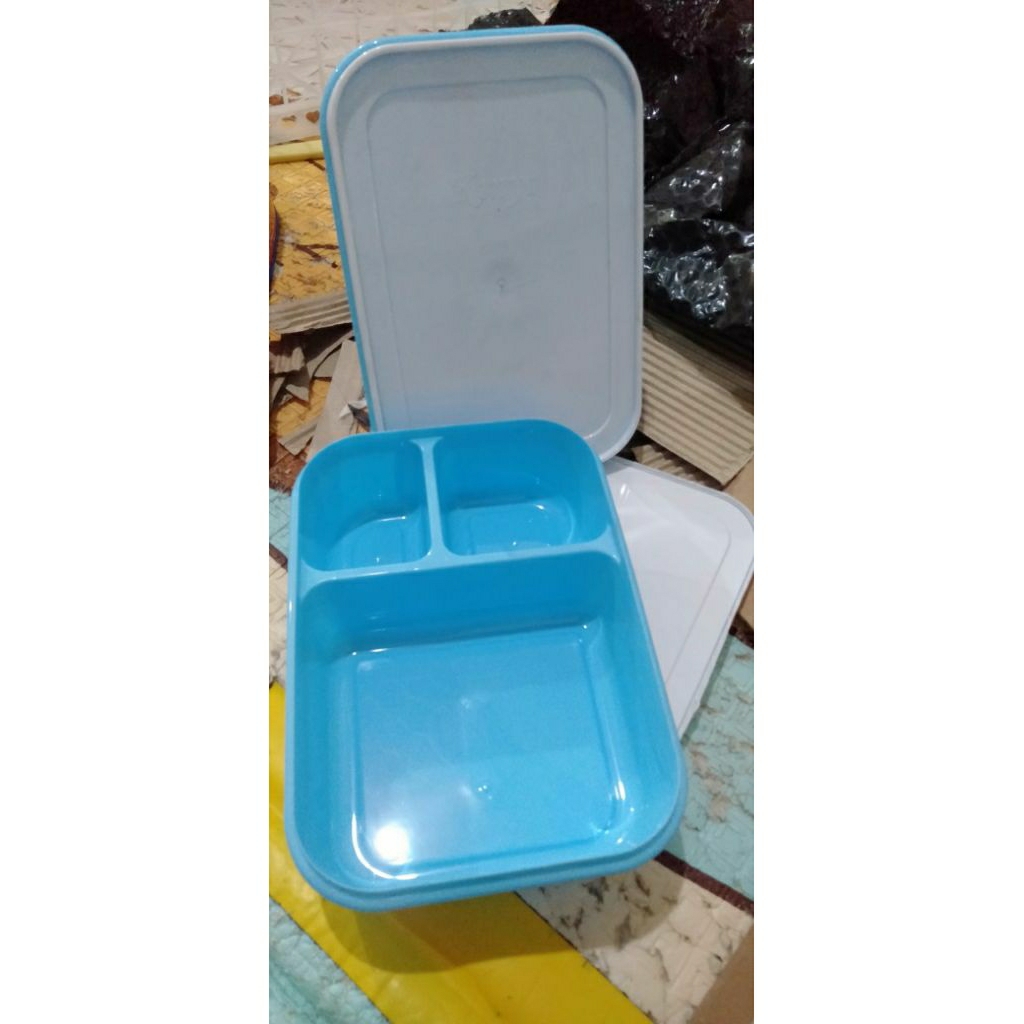 Kinyo kotak makan 3 skat random