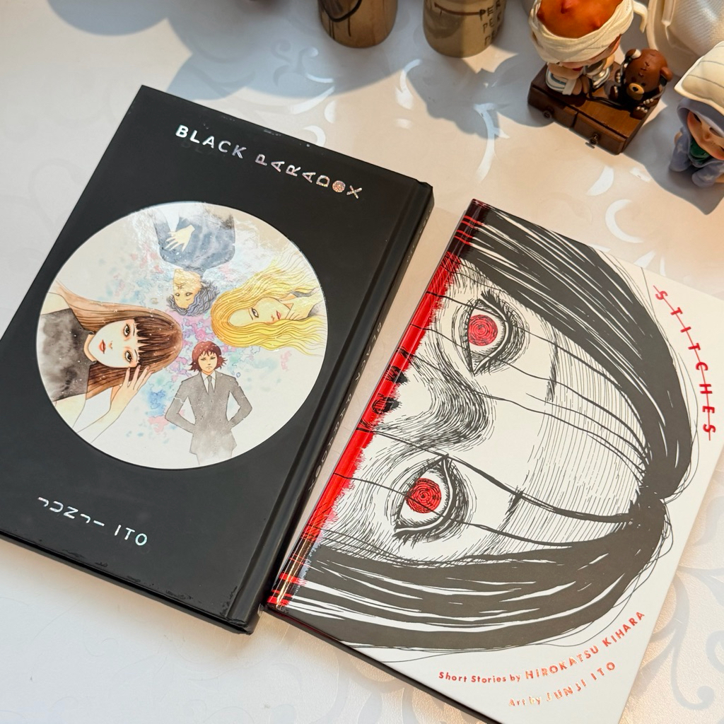 [ready siap kirim, unsealed] black paradox stitches junji ito hard cover hc preloved buku novel book