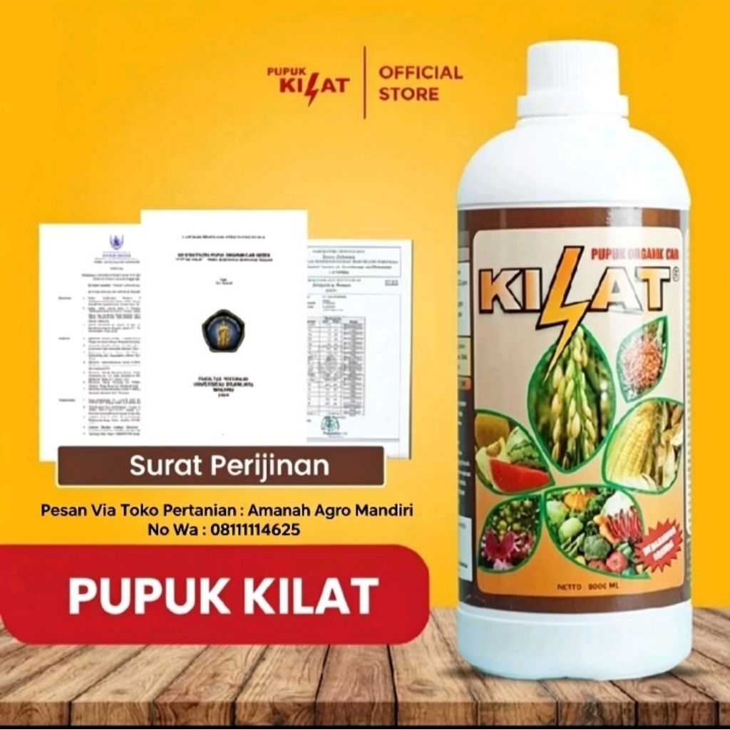 Pupuk Organik Kilat@1000ml ( Asli 100% )