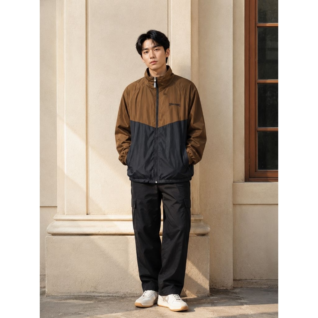 Jacket windbreaker spalding seperti baru