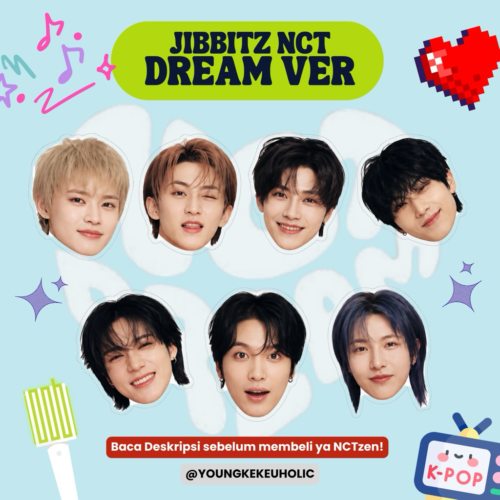 1 Set Jibbitz & Pin sepatu NCT