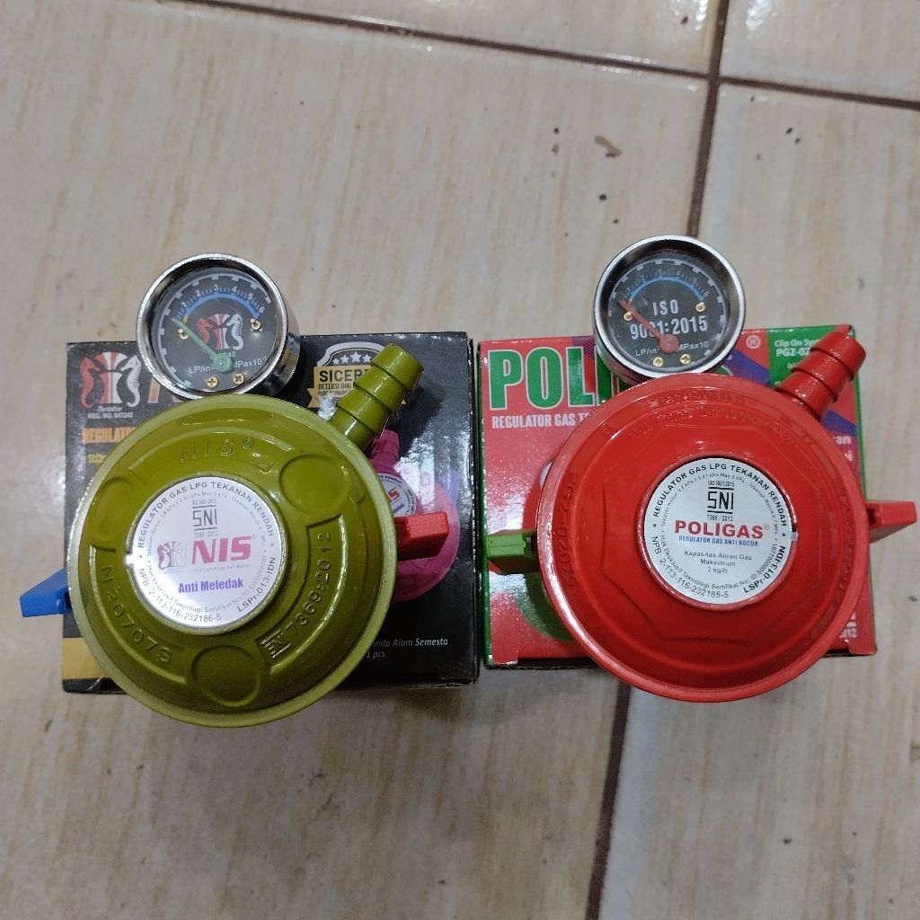 Regulator 2 Kunci Nis - Poligas / Regulator Kunci Ganda Meter Nis - Poligas
