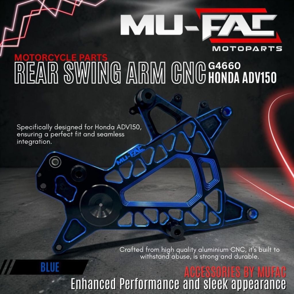 SWING ARM ADV 150 TWO TONE REAR SWING ARM ADV 150 FIULL CNC