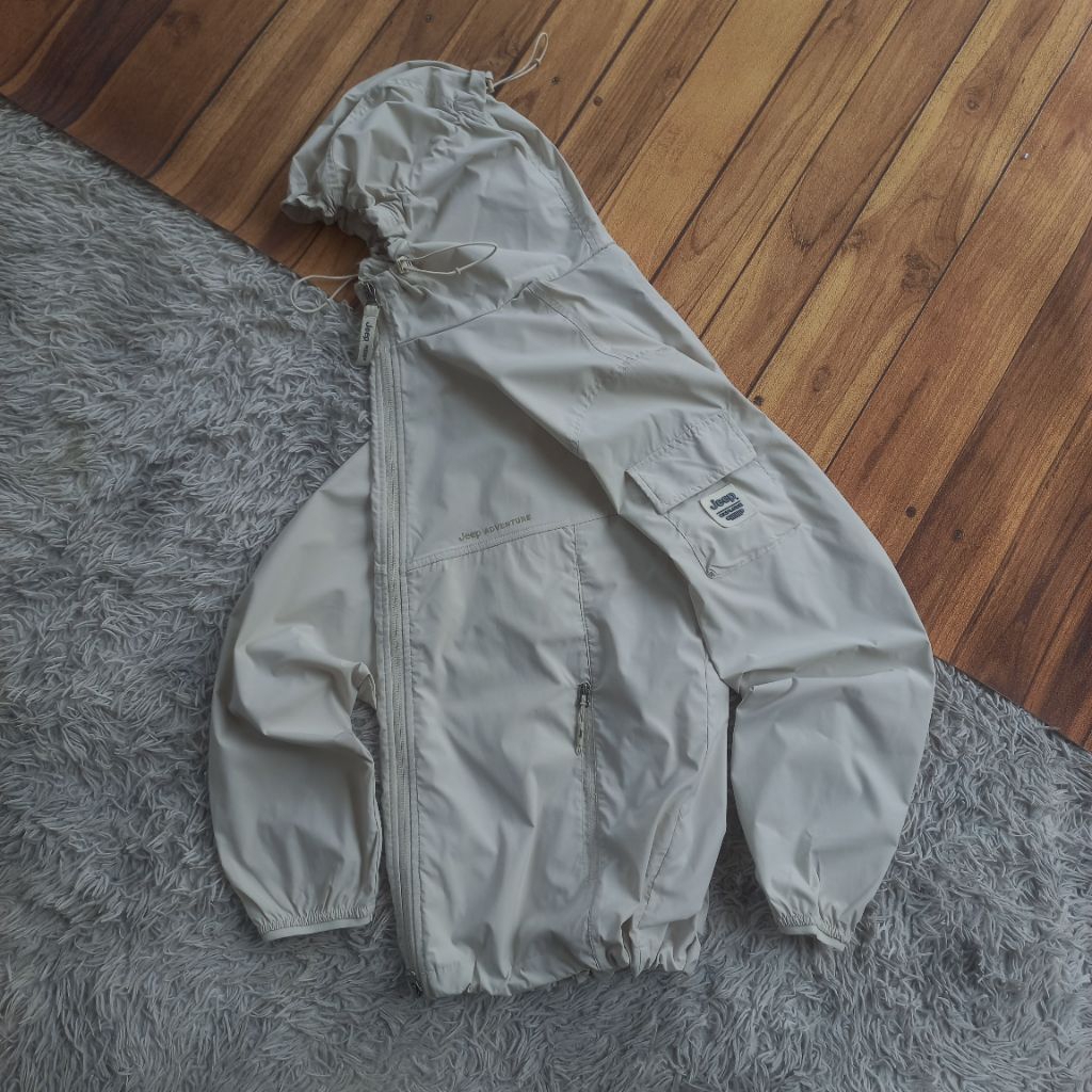 Jeep Adventure Sidepocket Gorpcore Windbreaker Jacket Waterproof 1Layer NOT jaket outdoor goretex bl