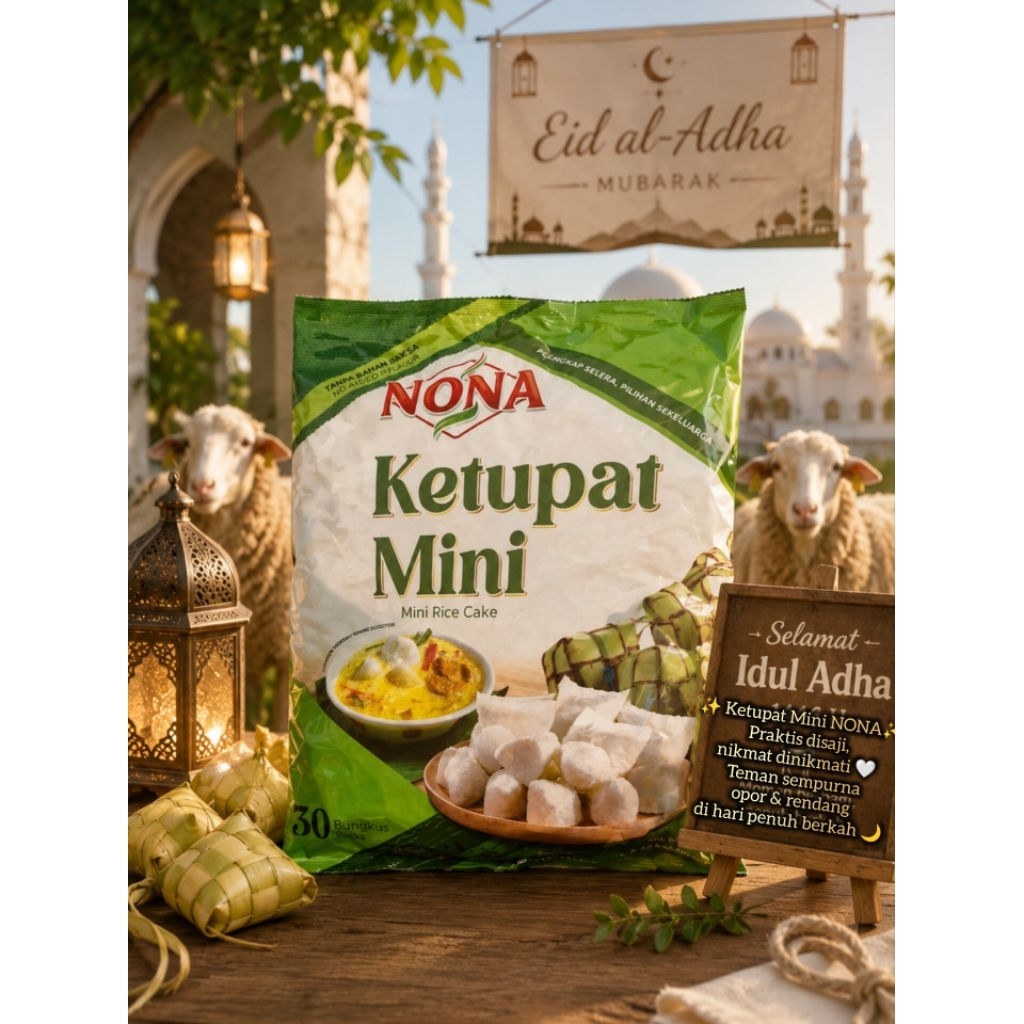 Ketupat Nona Mini Rice Cook Ketupat Mini Ketupat Instan Ketupat Praktis isi 30 pcs
