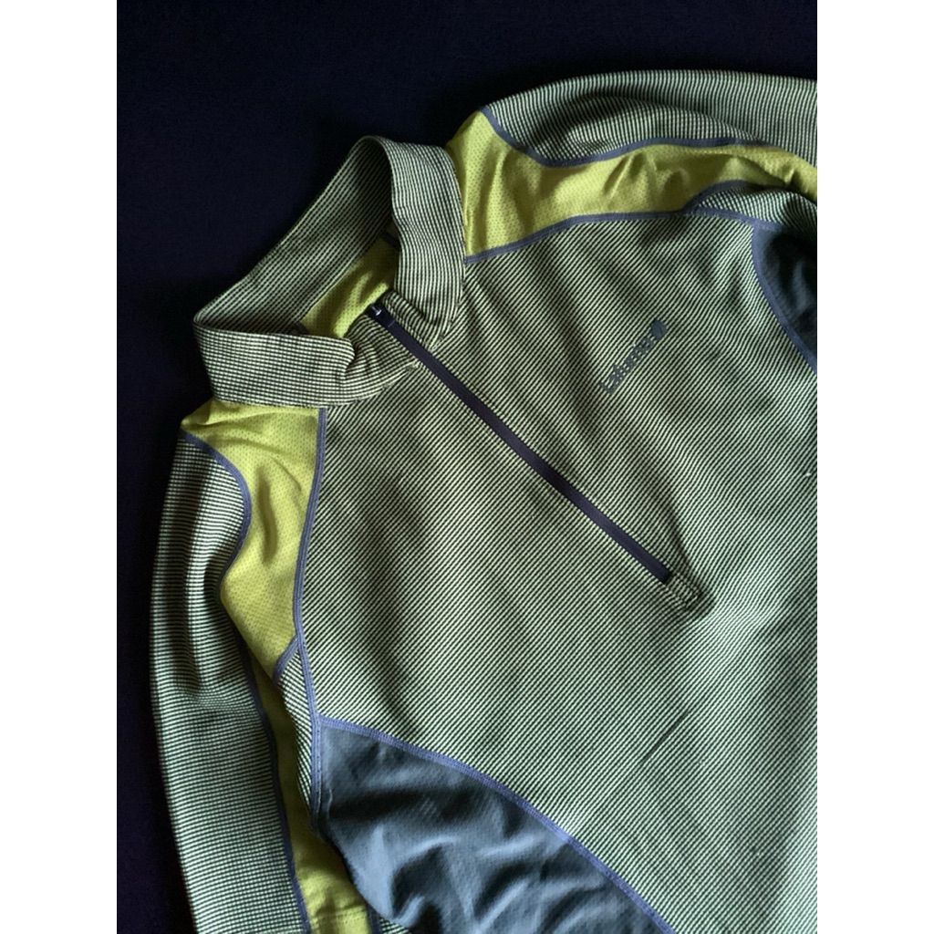 Sweatshirt tracktop basic lafuma green pastel running
