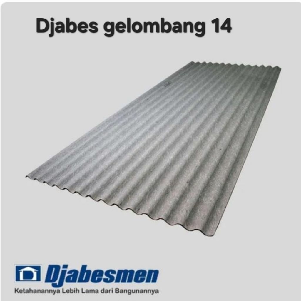 ASBES DJABESMEN GELOMBANG & Nok asbes